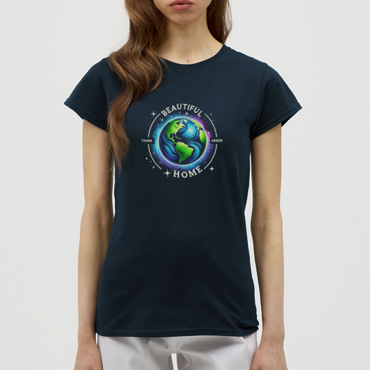 Women's T-Shirt Beautiful Home - navy